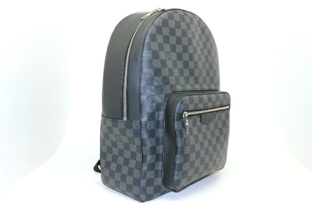 Louis Vuitton Black Josh Graphite Damier Backpack Black